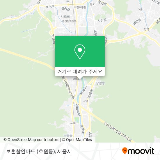 보훈할인마트 (호원동) 지도