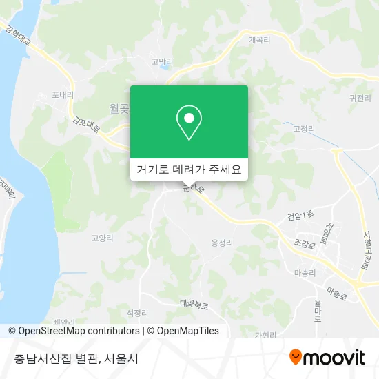 충남서산집 별관 지도