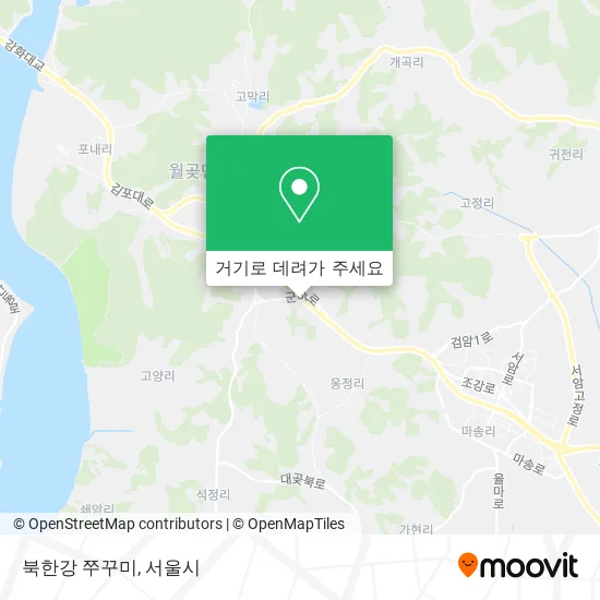 북한강 쭈꾸미 지도