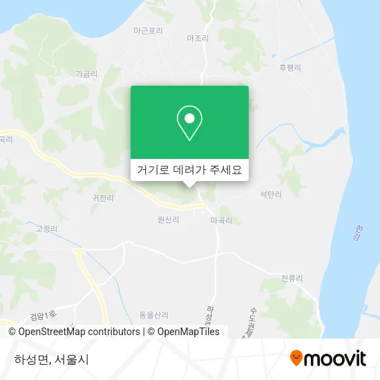 하성면 지도