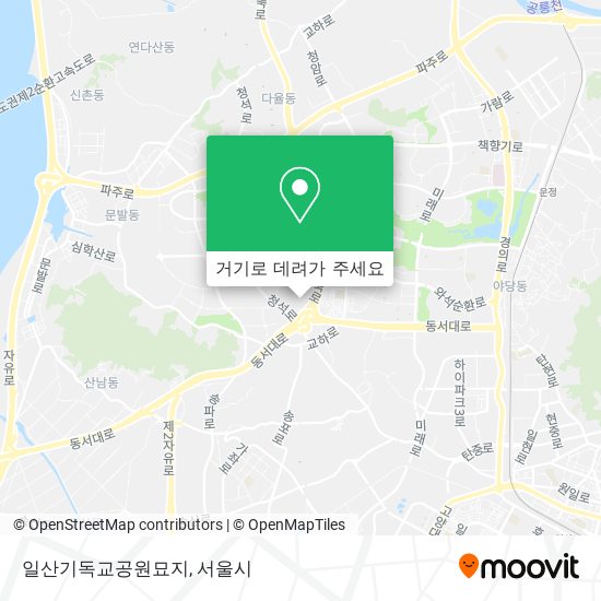 일산기독교공원묘지 지도