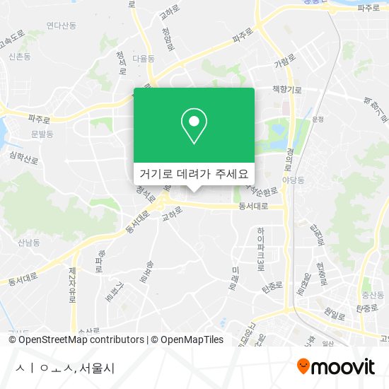 ㅅㅣㅇㅗㅅ 지도