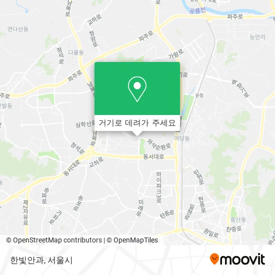 한빛안과 지도