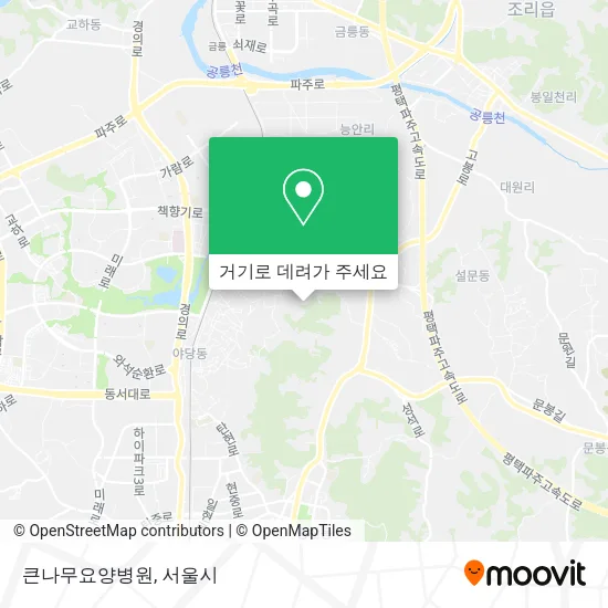 큰나무요양병원 지도