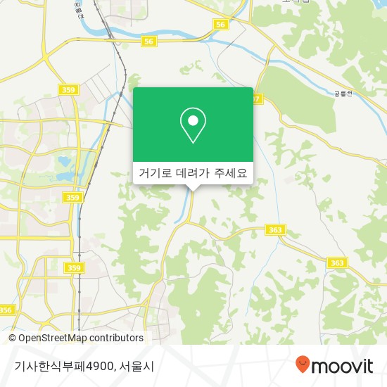 기사한식부페4900 지도