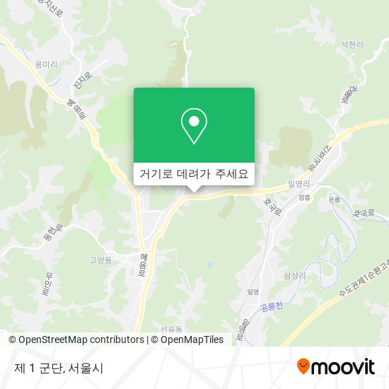 제 1 군단 지도