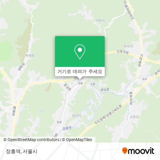 장흥역 지도