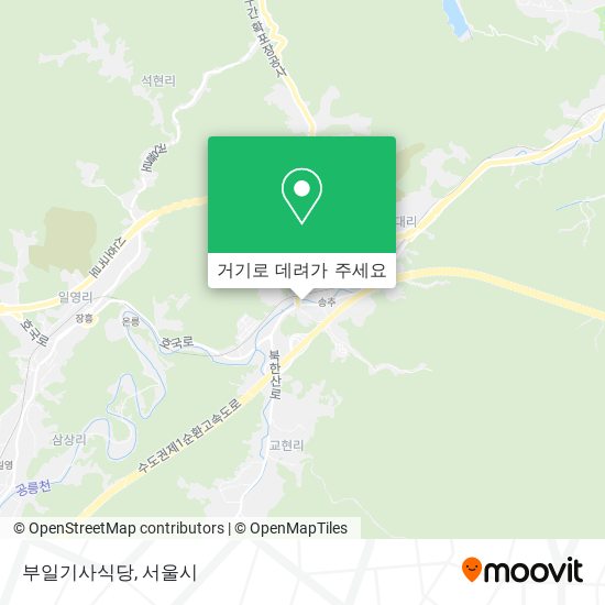 부일기사식당 지도