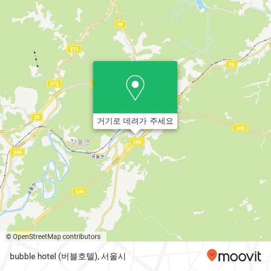 bubble hotel (버블호텔) 지도