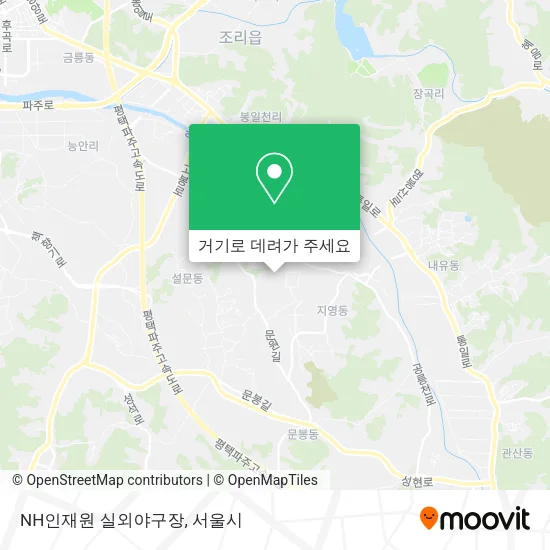 NH인재원 실외야구장 지도
