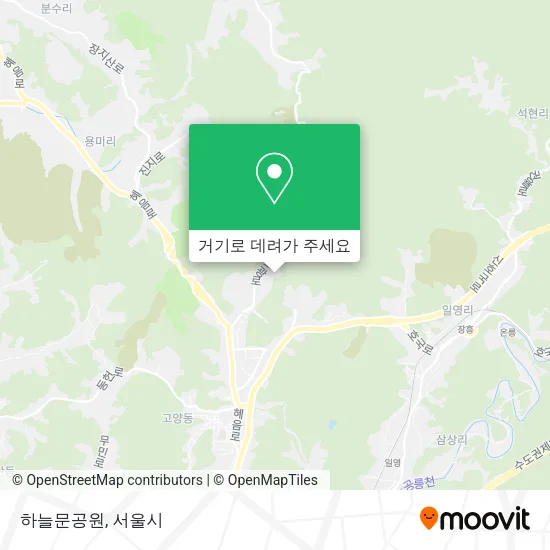 하늘문공원 지도