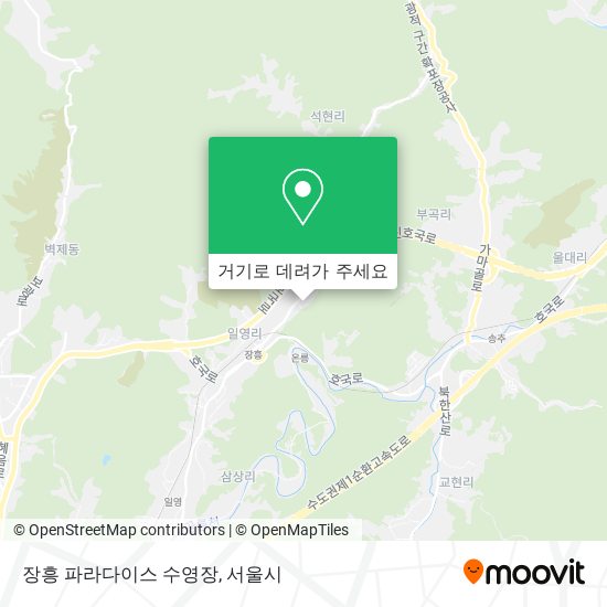 장흥 파라다이스 수영장 지도