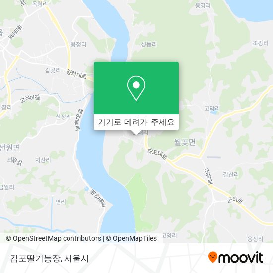 김포딸기농장 지도