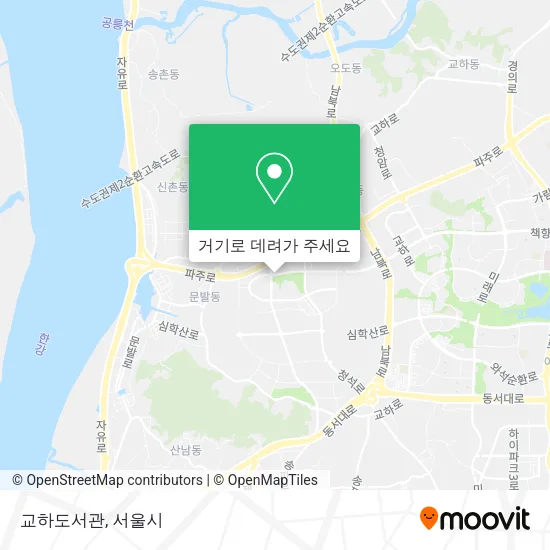 교하도서관 지도
