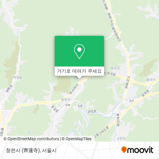 청련사 (靑蓮寺) 지도