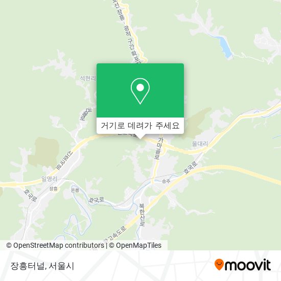 장흥터널 지도