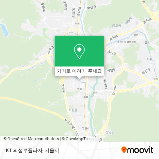 KT 의정부플라자 지도