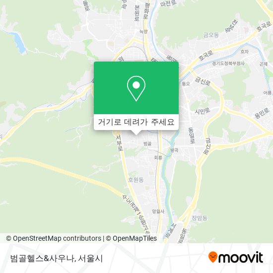 범골헬스&사우나 지도