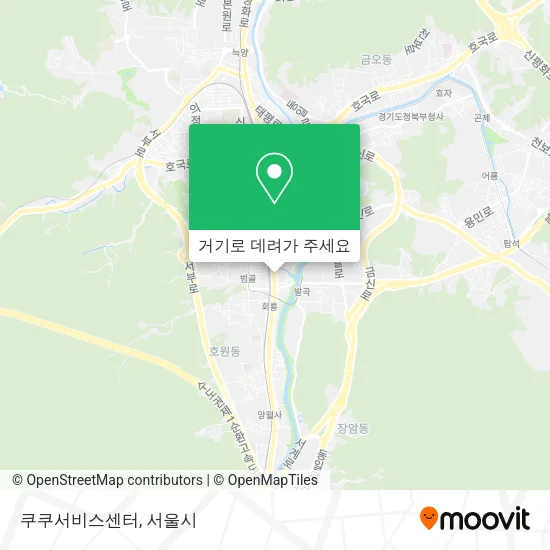 쿠쿠서비스센터 지도