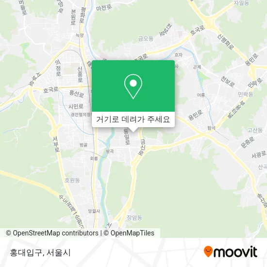 홍대입구 지도