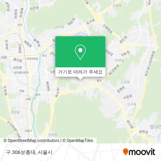 구.306보충대 지도