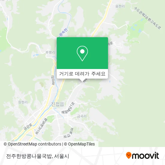 전주한방콩나물국밥 지도