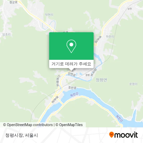 청평시장 지도
