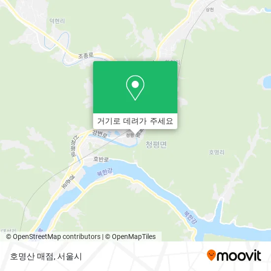 호명산 매점 지도