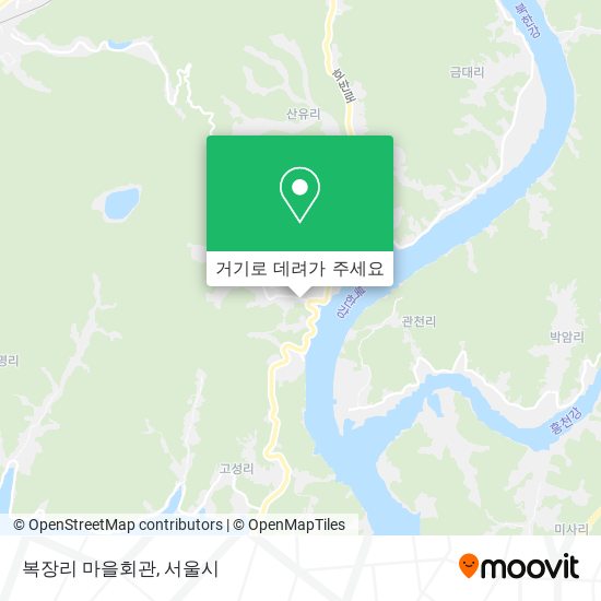 복장리 마을회관 지도