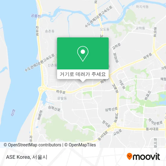 ASE Korea 지도