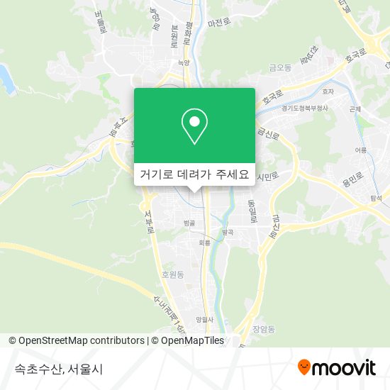 속초수산 지도