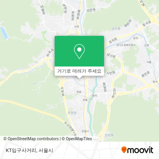 KT입구사거리 지도