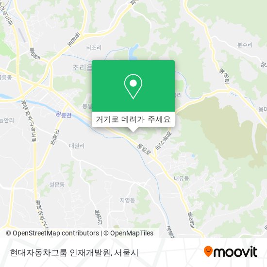 현대자동차그룹 인재개발원 지도