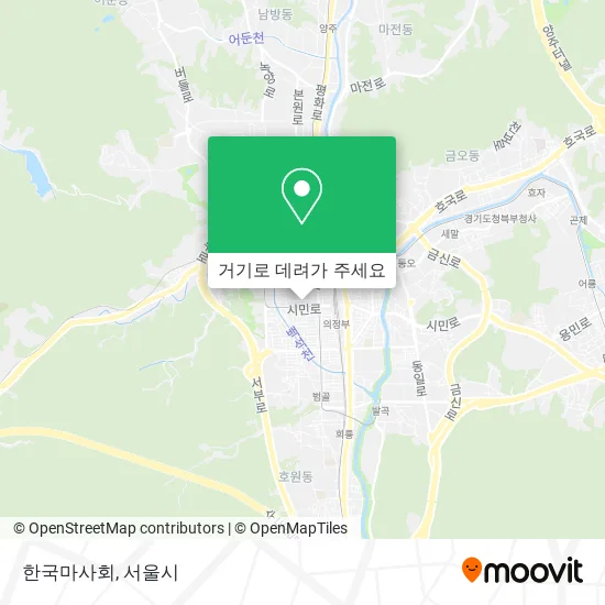 한국마사회 지도