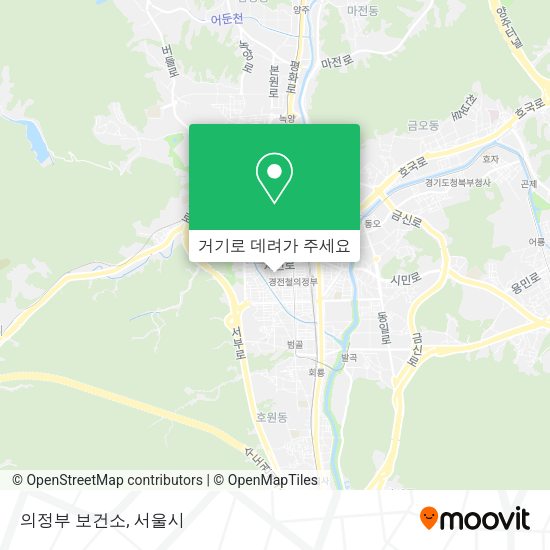 의정부 보건소 지도