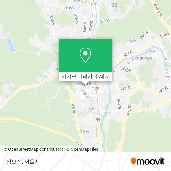 삼오성 지도