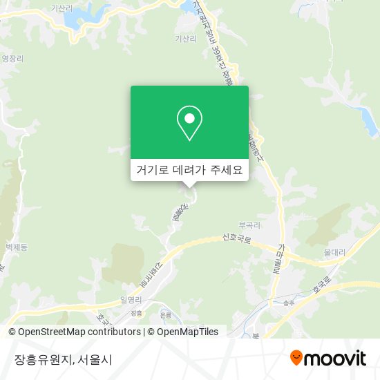장흥유원지 지도