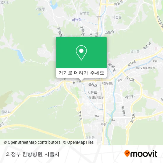 의정부 한방병원 지도