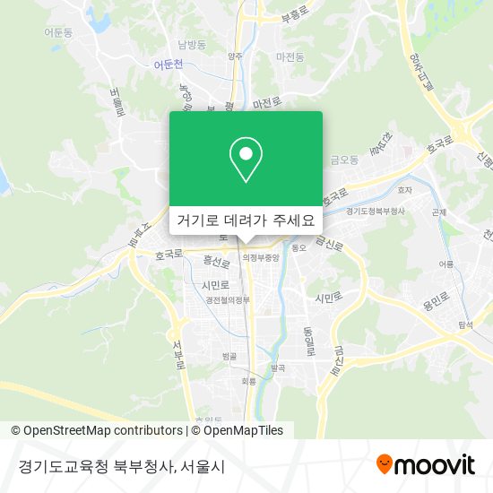 경기도교육청 북부청사 지도