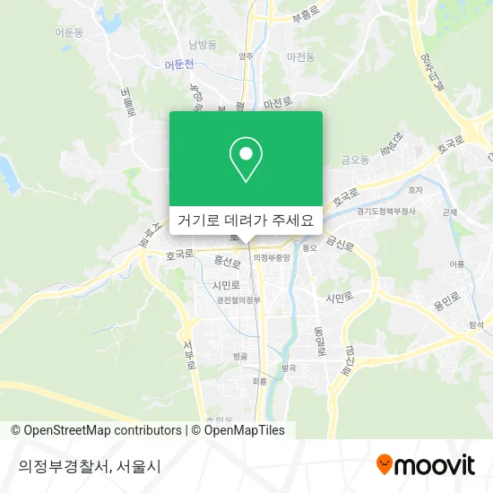 의정부경찰서 지도