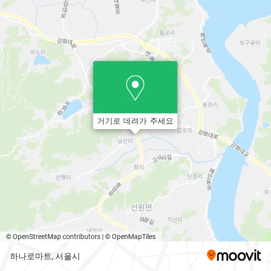 하나로마트 지도