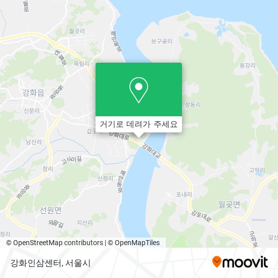 강화인삼센터 지도