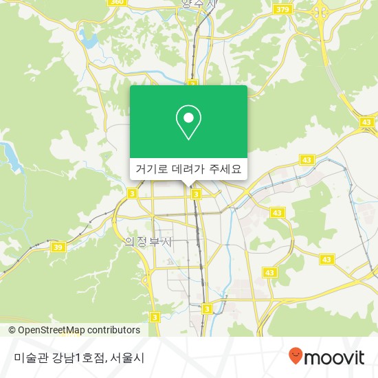 미술관 강남1호점 지도