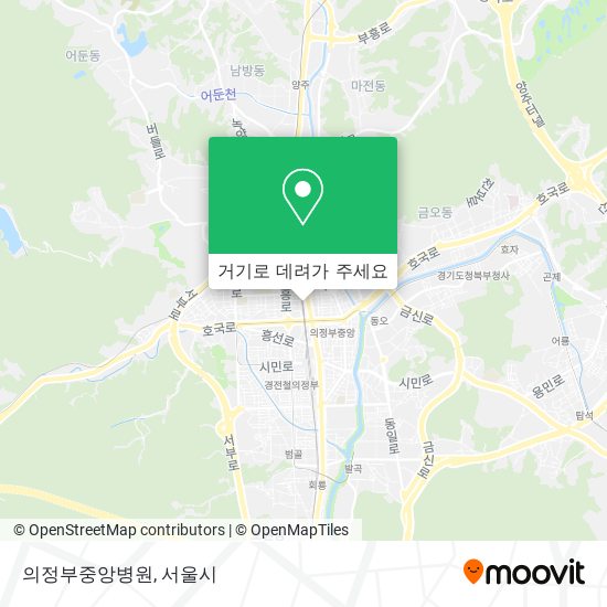 의정부중앙병원 지도