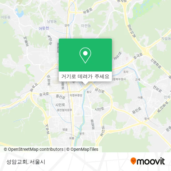 성암교회 지도