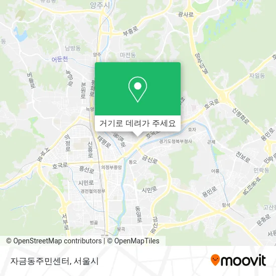 자금동주민센터 지도