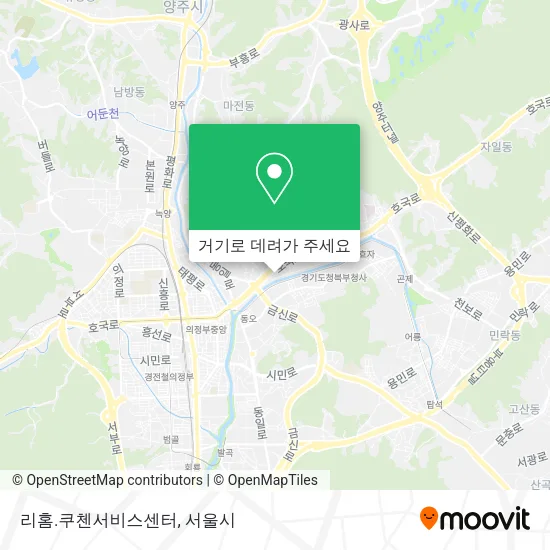 리홈.쿠첸서비스센터 지도