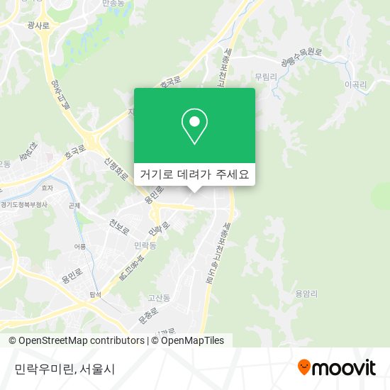 민락우미린 지도
