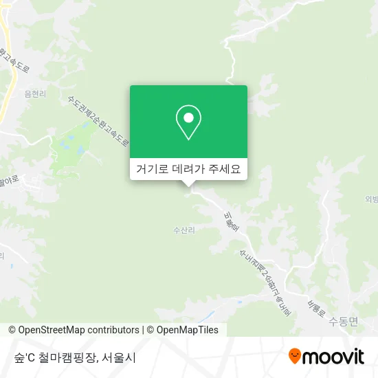 숲'C 철마캠핑장 지도