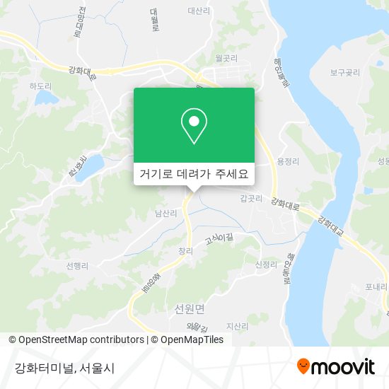 강화터미널 지도